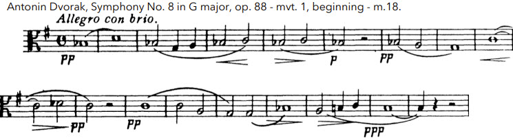 Dvořák: Symphony No. 8 - Excerpt 1