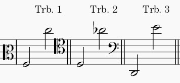 The Magic Flute ranges and clefs