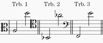 Mozart Requiem ranges and clefs