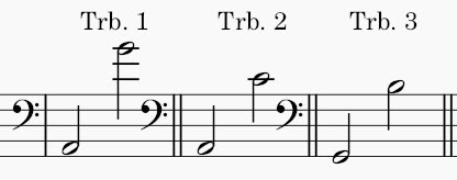 Verdi - Nabucco Overture ranges and clefs